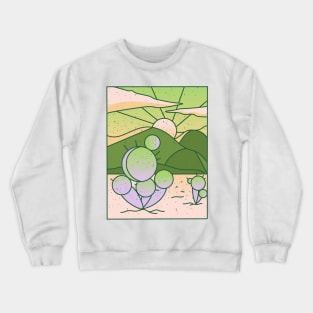 Desert Landscape Crewneck Sweatshirt